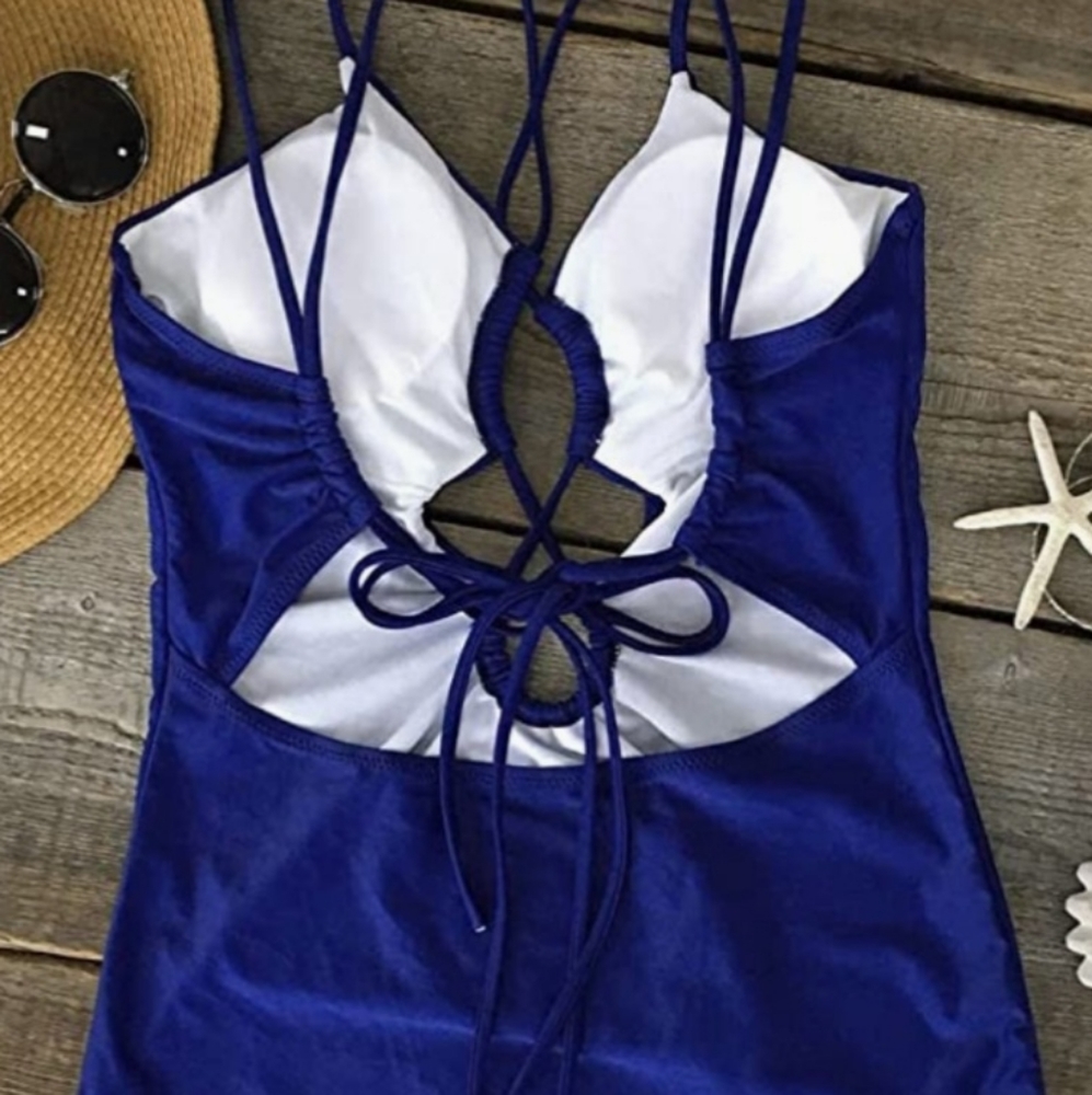 Blue cut out one piece, Cupshe 💙 NWT